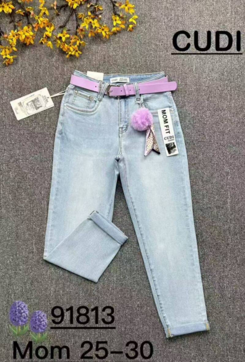 Spodnie damskie jeans Roz 25-30, 1 Kolor .Paczka 10 szt